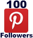 100 Pinterest Followers