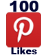 100 Pinterest Likes